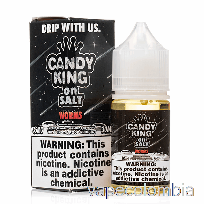 Kit Completo De Vapeo Gusanos - Candy King Con Sal - 30ml 35mg